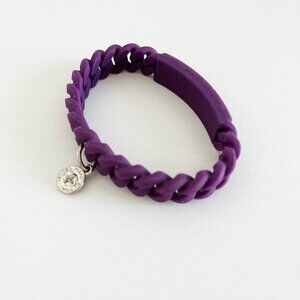 Marc by Marc Jacobs Purple Jelly Y2K Stretch ID Bracelet